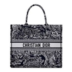 Replica Christian Dior Book Tote Dark Blue