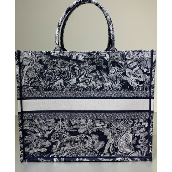 Fake Christian Dior Book Tote Dark Blue Replica Replica Christian Dior Book Tote Dark Blue