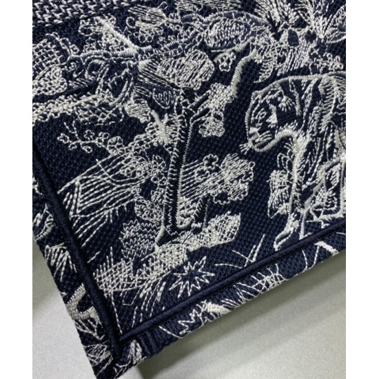 Fake Christian Dior Book Tote Dark Blue Replica Replica Christian Dior Book Tote Dark Blue