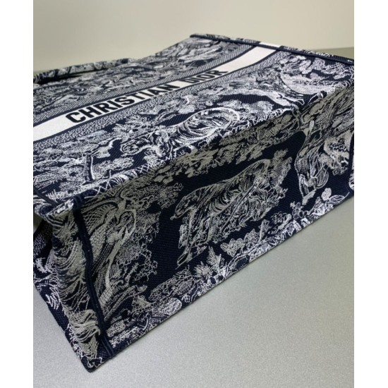 Fake Christian Dior Book Tote Dark Blue Replica Replica Christian Dior Book Tote Dark Blue