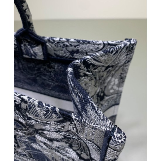 Fake Christian Dior Book Tote Dark Blue Replica Replica Christian Dior Book Tote Dark Blue