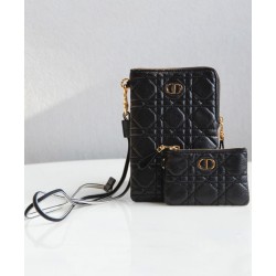 Replica Christian Dior Caro Multifunctional Pouch Black Fake Christian Dior Caro Multifunctional Pouch Black Replica