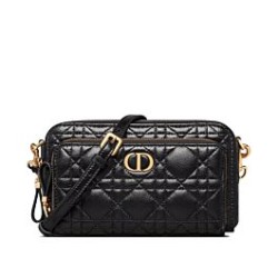 Fake Christian Dior Caro Double Pouch Replica