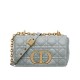 Fake Christian Dior Dior Caro Bag Gray Replica Replica Christian Dior Dior Caro Bag Gray