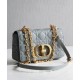 Fake Christian Dior Dior Caro Bag Gray Replica Replica Christian Dior Dior Caro Bag Gray