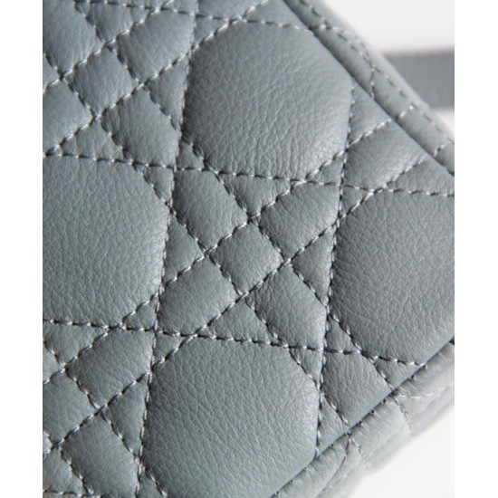 Fake Christian Dior Dior Caro Bag Gray Replica Replica Christian Dior Dior Caro Bag Gray