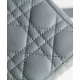 Fake Christian Dior Dior Caro Bag Gray Replica Replica Christian Dior Dior Caro Bag Gray
