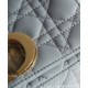 Fake Christian Dior Dior Caro Bag Gray Replica Replica Christian Dior Dior Caro Bag Gray
