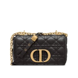Replica Christian Dior Dior Caro Bag Black