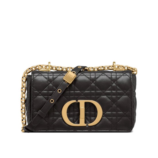 Replica Christian Dior Dior Caro Bag Black Replica Christian Dior Dior Caro Bag Black