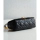 Replica Christian Dior Dior Caro Bag Black Replica Christian Dior Dior Caro Bag Black