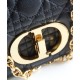 Replica Christian Dior Dior Caro Bag Black Replica Christian Dior Dior Caro Bag Black