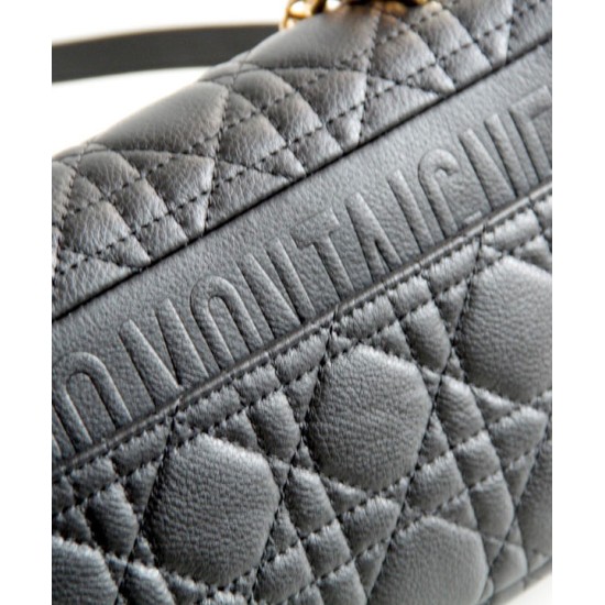 Replica Christian Dior Dior Caro Bag Black Replica Christian Dior Dior Caro Bag Black