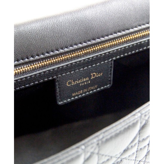 Replica Christian Dior Dior Caro Bag Black Replica Christian Dior Dior Caro Bag Black