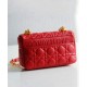 Replica Christian Dior Small Dior Caro Bag Red Fake Christian Dior Small Dior Caro Bag Red Replica