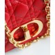 Replica Christian Dior Small Dior Caro Bag Red Fake Christian Dior Small Dior Caro Bag Red Replica