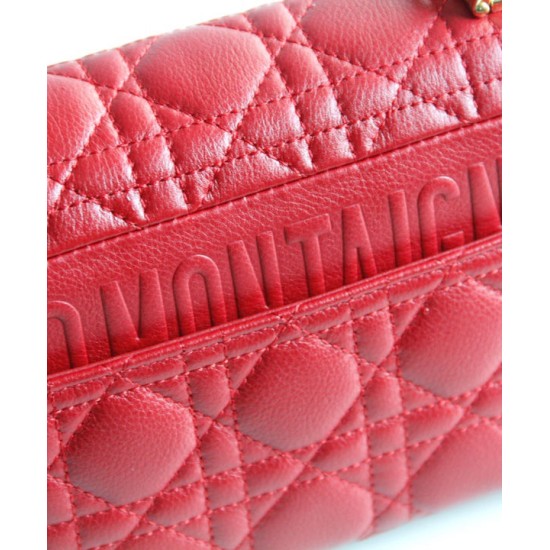 Replica Christian Dior Small Dior Caro Bag Red Fake Christian Dior Small Dior Caro Bag Red Replica