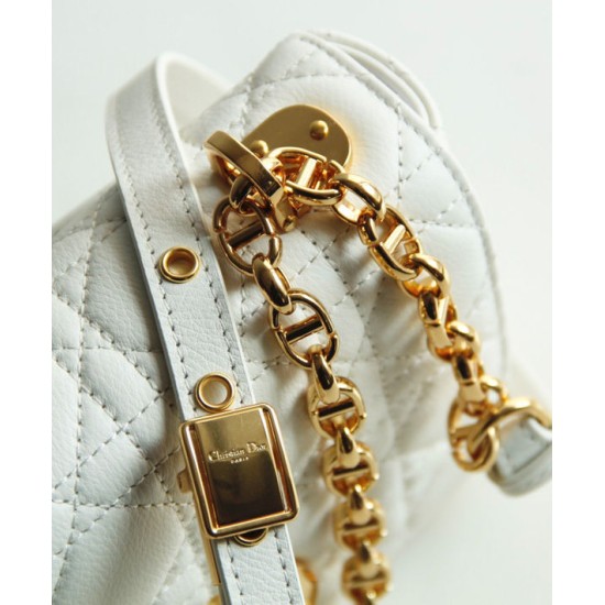 Fake Christian Dior Dior Caro Bag White Replica Replica Christian Dior Dior Caro Bag White