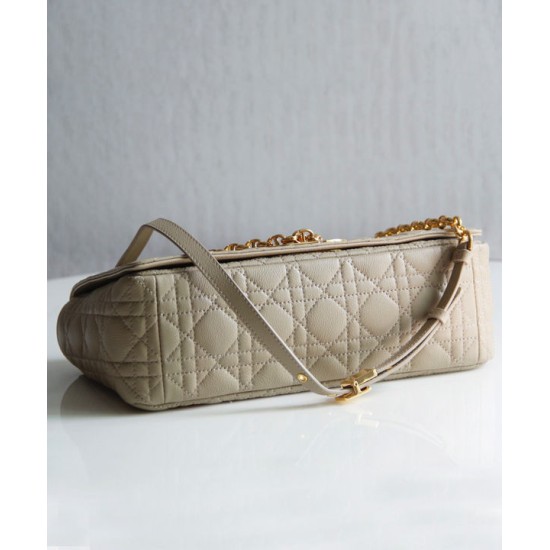 Replica Christian Dior Large Dior Caro Bag Apricot Replica Christian Dior Large Dior Caro Bag Apricot