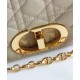 Replica Christian Dior Large Dior Caro Bag Apricot Replica Christian Dior Large Dior Caro Bag Apricot