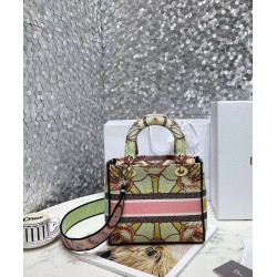 Replica Christian Dior Lady D-Lite Bag Pink Replica Christian Dior Lady D-Lite Bag Pink