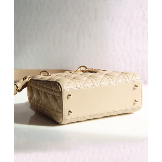 Replica Christian Dior Lady Dior My Abcdior Bag Apricot Fake Christian Dior Lady Dior My Abcdior Bag Apricot Replica