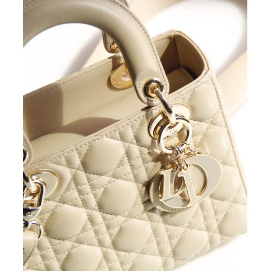 Replica Christian Dior Lady Dior My Abcdior Bag Apricot Fake Christian Dior Lady Dior My Abcdior Bag Apricot Replica