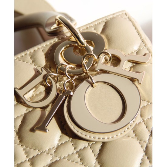 Replica Christian Dior Lady Dior My Abcdior Bag Apricot Fake Christian Dior Lady Dior My Abcdior Bag Apricot Replica