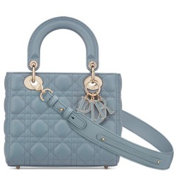 Fake Christian Dior Lady Dior My Abcdior Bag Light Blue Replica