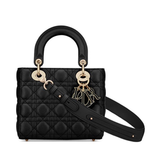 Replica Christian Dior Lady Dior My Abcdior Bag Black Fake Christian Dior Lady Dior My Abcdior Bag Black Replica
