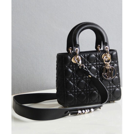 Replica Christian Dior Lady Dior My Abcdior Bag Black Fake Christian Dior Lady Dior My Abcdior Bag Black Replica