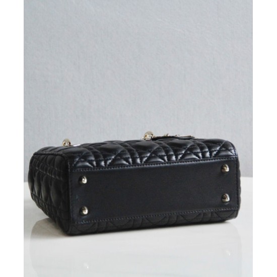 Replica Christian Dior Lady Dior My Abcdior Bag Black Fake Christian Dior Lady Dior My Abcdior Bag Black Replica