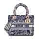 Replica Christian Dior Medium Lady D-Lite Bag Dark Blue Replica Christian Dior Medium Lady D-Lite Bag Dark Blue
