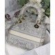 Fake Christian Dior Medium Lady D-Lite Bag Gray Replica Replica Christian Dior Medium Lady D-Lite Bag Gray