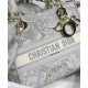 Fake Christian Dior Medium Lady D-Lite Bag Gray Replica Replica Christian Dior Medium Lady D-Lite Bag Gray