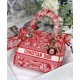 Replica Christian Dior Medium Lady D-Lite Bag Red Fake Christian Dior Medium Lady D-Lite Bag Red Replica