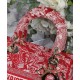 Replica Christian Dior Medium Lady D-Lite Bag Red Fake Christian Dior Medium Lady D-Lite Bag Red Replica