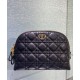 Fake Christian Dior Caro Cosmetic Bag Black Replica Replica Christian Dior Caro Cosmetic Bag Black