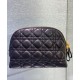 Fake Christian Dior Caro Cosmetic Bag Black Replica Replica Christian Dior Caro Cosmetic Bag Black