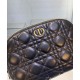 Fake Christian Dior Caro Cosmetic Bag Black Replica Replica Christian Dior Caro Cosmetic Bag Black