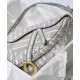 Replica Christian Dior Saddle Original Oblique Embroidered Canvas Bag Gray Fake Christian Dior Saddle Original Oblique Embroidered Canvas Bag Gray Replica