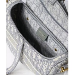 Replica Christian Dior Saddle Original Oblique Embroidered Canvas Bag Gray Fake Christian Dior Saddle Original Oblique Embroidered Canvas Bag Gray Replica