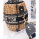 Replica Christian Dior Wicker Bucket Bag Apricot Replica Christian Dior Wicker Bucket Bag Apricot