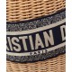 Replica Christian Dior Wicker Bucket Bag Apricot Replica Christian Dior Wicker Bucket Bag Apricot