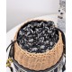 Replica Christian Dior Wicker Bucket Bag Apricot Replica Christian Dior Wicker Bucket Bag Apricot