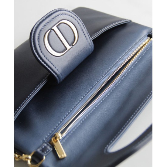 Replica Christian Dior Medium Diordouble Bag Blue Fake Christian Dior Medium Diordouble Bag Blue Replica