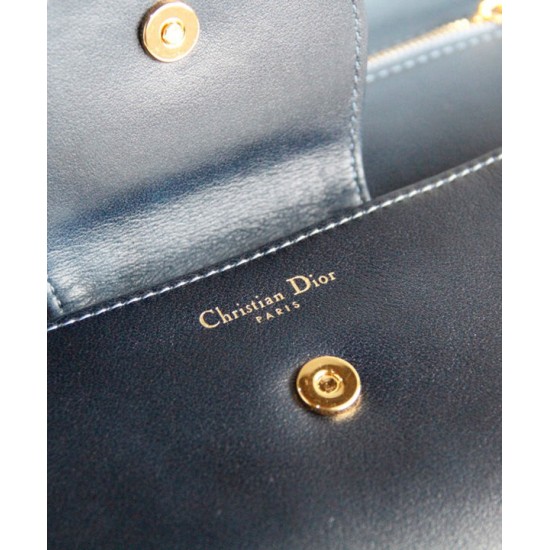 Replica Christian Dior Medium Diordouble Bag Blue Fake Christian Dior Medium Diordouble Bag Blue Replica