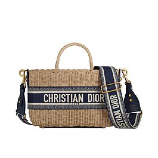 Fake Christian Dior Wicker Basket Bag Apricot Replica Replica Christian Dior Wicker Basket Bag Apricot