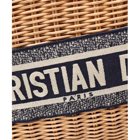 Fake Christian Dior Wicker Basket Bag Apricot Replica Replica Christian Dior Wicker Basket Bag Apricot