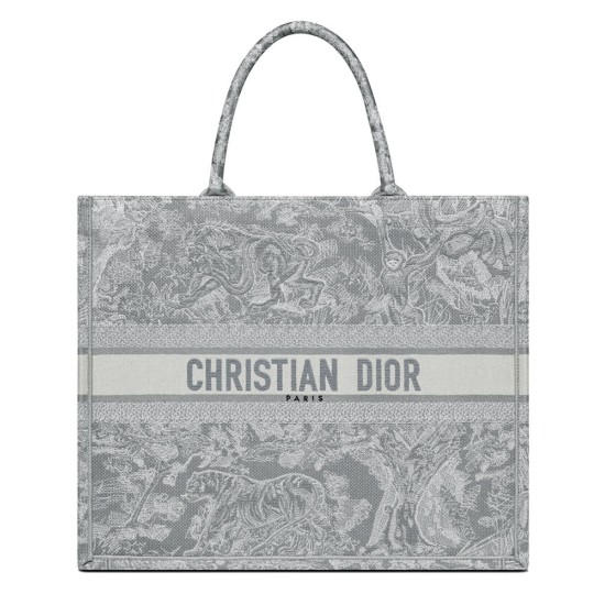 Replica Christian Dior Book Tote Gray Fake Christian Dior Book Tote Gray Replica
